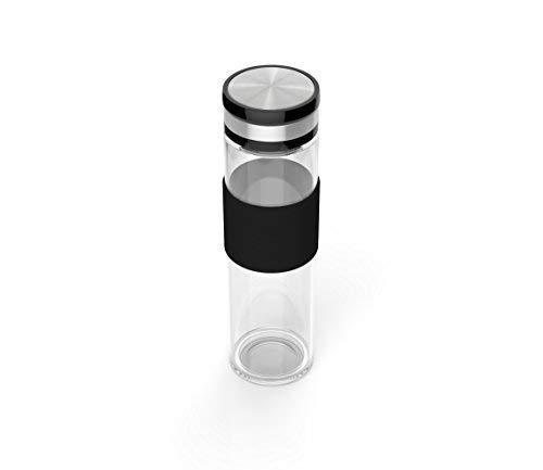 ELDR-Supply-Glass-Water-Bottle-Eco-Friendly-Wide-Mouth-Silicone-Sleeve-for-Non-Slip-Grip-Easy-to-Clean-Borosilicate-Glass-Double-enforced-Glass-Base-20-oz
