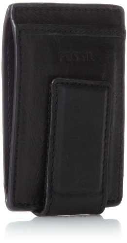 Fossil Men's Ingram Magnetic Multi-Card Wallet, Black, One Size