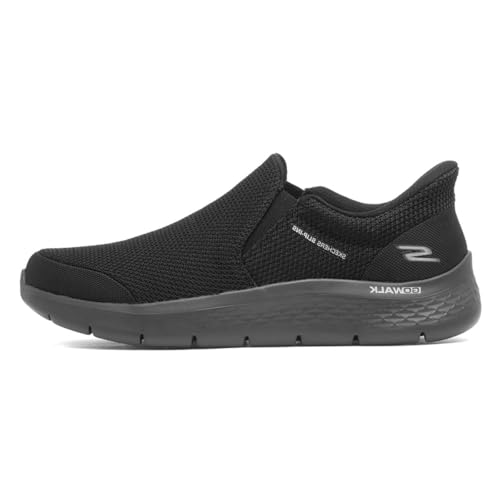 Skechers Men's Hands Free Slip-ins Go Walk Flex - Ojai Sneaker, Black/Black, 7