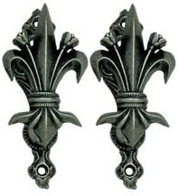 JE Munro Fleur De Lis Sword Or Gun Wall Mount Or Brackets