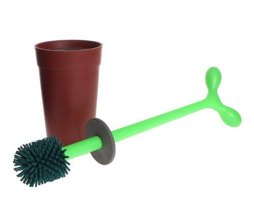 Alessi Aleesi ASG04 Merdolino Toilet Brush, Brown - //coolthings.us