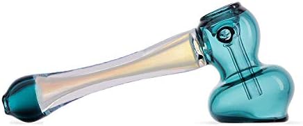 HUALIN 2019 Newest Portable Pipe 5.9-Inch Glass Art Bub Willow Green Design Handmade