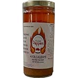 AYOR Caliente 8oz All Natural Deliciously Hot Pepper Sauce - Spicy and tasty habanero concentrate sauce ~ BEST PEPPER SAUCE THAT DELIVERS IN HEAT AND FLAVOR! ~ SHU ~ 350,000