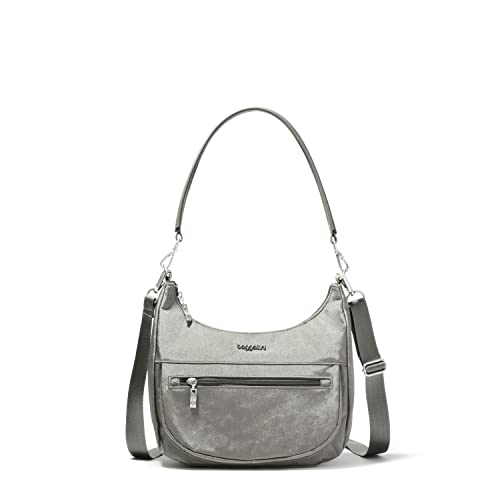 Baggallini Modern Pocket Half Moon Bag 11"x10.5" Shoulder Bag for Women w/Repla…