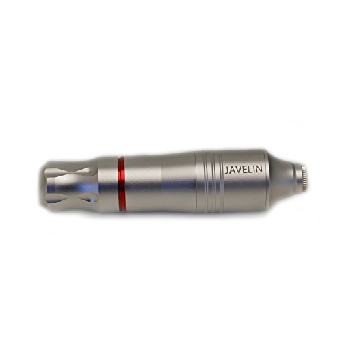 Javelin Tattoo Pen & Permanent makeup Rotary Machine Cartridge Liner Shader (Smooth Silver)