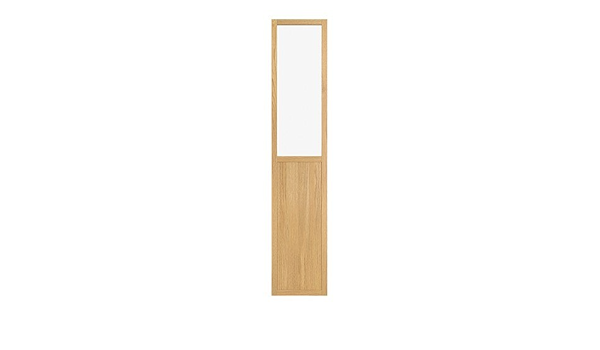 IKEA BILLY OLSBO - Panel / puerta de cristal, chapa de roble ...