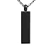 ElecNova Urn Pendant Rectangle Urn Pendant Locket Necklace Ashes Memorial Keepsake Stainless Steel (Type A)