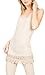Kizzy Shirt Extender Dress Cami With Crochet Hemline In Cream