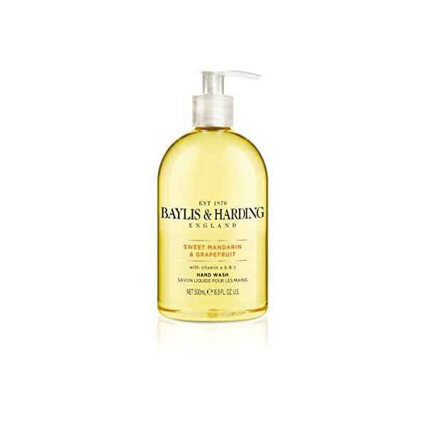Baylis-Harding-Sweet-Mandarin-and-Grapefruit-Hand-Wash-500-ml-Pack-of-3-Packaging-May-Vary Baylis & Harding Sweet Mandarin and Grapefruit Hand Wash, 500 ml, (Pack of 3) - Vegan Friendly