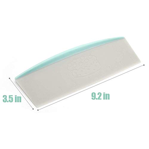 Extra ABS Plastic Commercial Dough Cutter/Bench Scraper 3.5 x 10-inch