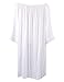 Women's Bathing Suit Cover Up Lace Swimwear Bikini Beach Top Sun Dress Maxi White