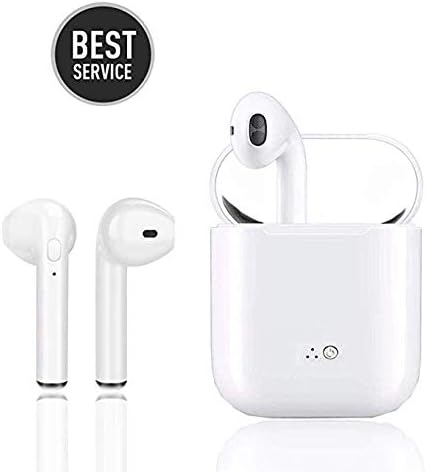 Bluetooth Earphones,With 7D Stereo Sound Noise Cancelling, Wireless Earbuds Bluetooth In-Ear Mini Headphones with Built-in Mic, Compatible with all smartphones/Android/ IOS, for gyms and offices