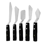 5PCS Paint Knife Large Palette Knives Set Stainless