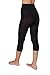 Hanes 1 & 2 Pack Shaping Slims Waist Capri Black Plus Size (Large, 2 Black)