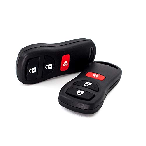 New Keyless Entry Remote Key Fob Clicker Transmitter for Nissan Frontier Armada Murano Pathfinder Quest Sentra Titan Versa Xterra/Infiniti QX4 FX35 FX45 KBRASTU15,by AUTOKEYMAX (PAIR)