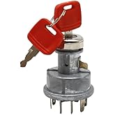 Hoypeyfiy Ignition Switch RE264579 RE56411 Replacement for John Deere Tractors S550 S670 T660 T670 W540 W550 W650 3720 4210 4410 4610 4720 5210 5320 6400 9506 9300T