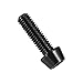 M6X16/20 Titanium Bolts Screws, 6pcs MTB Road Mountain Bike Bicycle Stem Bolt Screws Titanium Tapered Head Bolt Screw with Washer (M6X20mm-Black)thumb 3