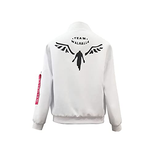 MROZUL Tokyo Revengers Valhalla Keisuke Baji Kazutora Hanemiya Coat Cosplay  Costume Jacket Zipper Hoodie White (XX-Large, Men/hoodie) in Kuwait | Whizz  Costumes
