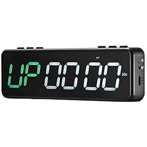Gazaar Gym Timer Stopwatch met 11 Timing Modes, Countdown/up Clock Interval Timer Clock voor Home Fitness Training…