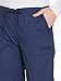 Cherokee Women Scrubs Pant Workwear Core Stretch Mid Rise Straight Leg Drawstring WW130, S, Navy