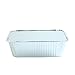 PARTY BARGAINS 5 Lb. Aluminum Foil Pans with Lids - 50 Count Set with Board Lids, 9 x 7 Inches Oblong Pan Food Container for Hot and Cold Use (Max 240°C)