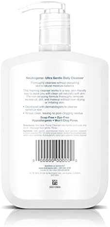 neutrogena ultra gentle daily cleanser creamy formula