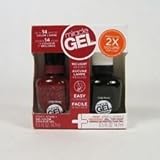 Sally Hansen Miracle Gel, Nail Polish RUBY SHIMMERS + TOP COAT (Duo)