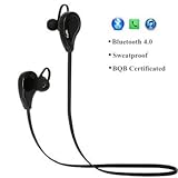 HaMi Noise Cancelling Bluetooth Wireless Stereo Headphones with Microphone - Black