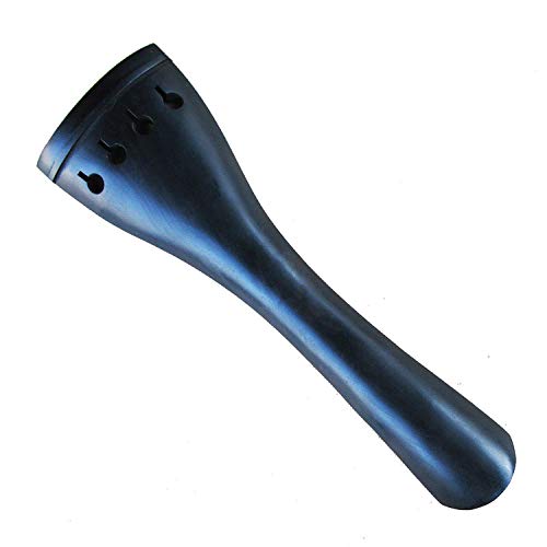 FidgetFidget Double Bass Ebony Tailpiece 4/4 Size Uptright Bass 4 String Hole + Endline Gut