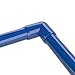 FORMUFIT 1-1/4” 90 Degree Elbow Furniture Grade PVC Fitting in Blue, Made in USA, UV-Resistant, Impact-Proof, 1.660” Actual Socket Diameter (Pack of 4) - F11490E-BL-4