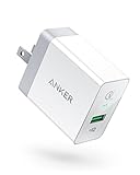 Quick Charge 3.0, Anker 18W 3Amp USB Wall Charger (Quick Charge 2.0 Compatible) PowerPort+ 1 for Galaxy S10/S9/S8/Edge/Plus, Note 8/7, LG G4, HTC One A9/M9, Nexus 9, iPhone, iPad and More