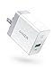 Quick Charge 3.0, Anker 18W 3Amp USB Wall Charger (Quick Charge 2.0 Compatible) PowerPort+ 1 for Galaxy S10/S9/S8/Edge/Plus, Note 8/7, LG G4, HTC One A9/M9, Nexus 9, iPhone, iPad and More primary
