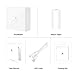 Phomemo Mini Sticker Printer- Mini Printer Sticker Maker Machine M02, Print Pods Suitable for Creative DIY, Diaries, Photos, Study Notes, Portable Thermal Inkless Label Maker for Home/Travel, White
