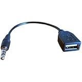 Happy& Shopping Sync 3.5mm Male AUX Audio Plug Jack to USB 2.0 Female Converter Cable Cord
