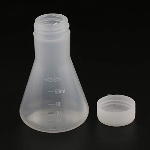 Homyl 6 Pcs Plastic Flask Conical Flask for Laboratory Students Kids Educational Learning Toys 50ml 100ml 250ml - Thumbnail 6