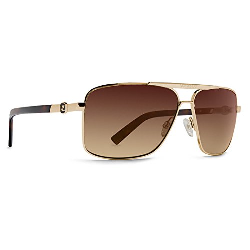 VonZipper Metal Stache Men's Fashion Sunglasses - Gold/Gradient / One Size Fits All