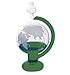 Ambient Weather BA30806 Etched Globe Storm Glass Barometer w/Drip Cup