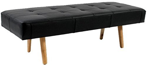 Second May Hand Stitched Genuine Upholstery Leather Bench With