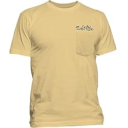 Salt Life Mens Blue Brew Crab Short Sleeve Classic