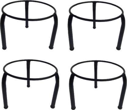 Truphe Matka Stand, Planter Stand, Flower Pot Stand, Balcony Stand (Pack of 4)