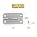 AIEVE Cooler Hinges for Igloo Cooler, 3 Pack Cooler Hinge Replacements Set with Screws, Heavy Duty & Hard to Break Stainless Steel Ice Chests Hinges, Cooler Accessories, Designed for Long-Term Use
