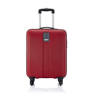Safari Polycarbonate Hard 59 Cms Suitcase(Thorsharpanti554Wnre_New Red)