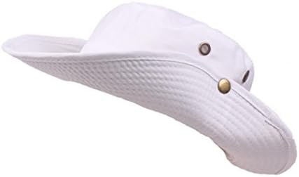 COL DOM Fisherman Hat Men And Women Big Eaves Basin Fishing Hat Leisure Outdoor Climbing Climbing Hat Sun Hat Male Sunscreen Hat Pure color fisherman hat white M (56-58cm)
