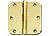 12 PCS Polished Brass 3.5