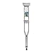 Hugo Mobility Adjustable Tall Crutches For Walking, Tall Adult Walking, Comfortable Lightweight with Underarm Pad and Hand Grip, For Users Over 6 Feet