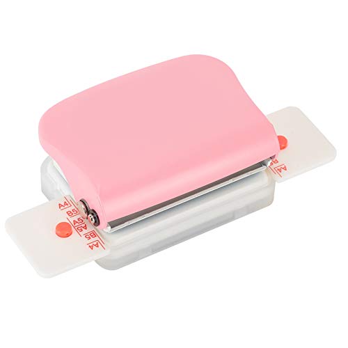 Paper Hole Punch - A4/30-Holes A5/20-Holes B5/26-Holes Loose‑Leaf Manual Punching Machine for Crafting Scrapbooking Cards Arts Projects, 5 Sheets Capacity