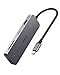 Anker USB C Hub, 7-in-1 Type C Hub, 4K USB C to HDMI Adapter, Micro SD and SD Card Reader, 3 USB 3.0 Ports, with 60W Power Delivery for MacBook Pro, iPad Pro, Chromebook, XPS, Galaxy S9/S8, and More