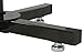 Displays2go Free Standing Basket Shelves, 4 Tiers Rotate Individually, Top Sign Holder, Locking Wheels