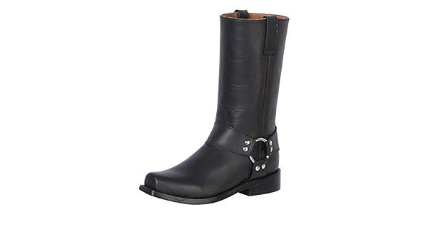 BOTAS TROMPA PUERCO PIEL CRAQUELADA SUELA VAQUETA CABORCA