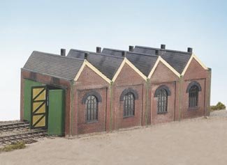 Wills CK12 Two Road Engine Shed Sawtooth Design Craftsman Kit
